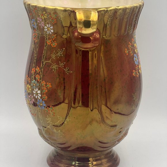 7 inch Tumbling Flowers Vase Crown Devon Fieldings - Picture 4 of 8